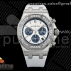 APSF 오데마피게 로얄오크 오프쇼어 레이디 37미리 26231 화이트다이얼 화이트러버스트랩 Royal Oak Offshore 37mm SS Ladies 26231 APSF 1:1 Best Edition White Dial on White Rubber Strap A2385