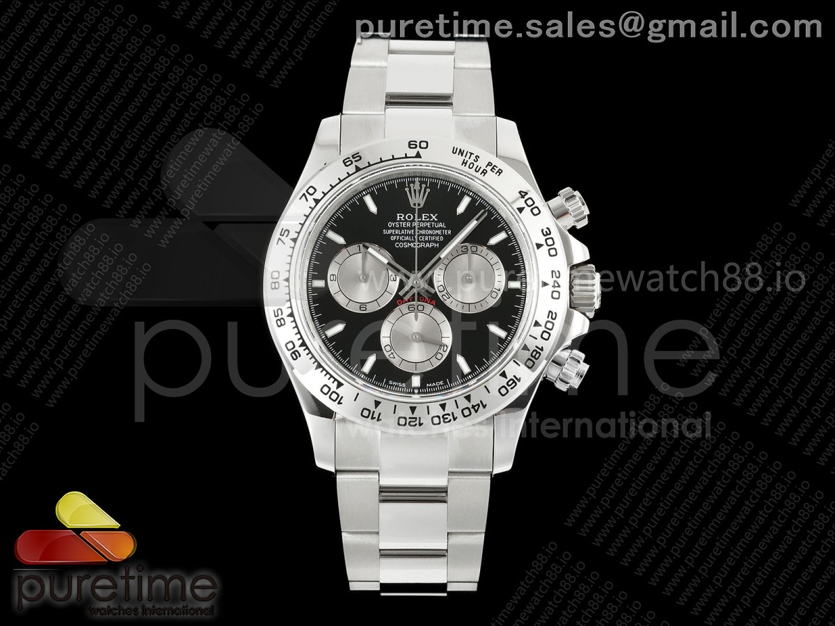 GMF 롤렉스 롤렉스 2023데이토나 블랙/실버다이얼 스틸브레이슬릿  Daytona 126509 GMF 1:1 Best Edition Black/Silver Dial on SS Bracelet Strap GM4131