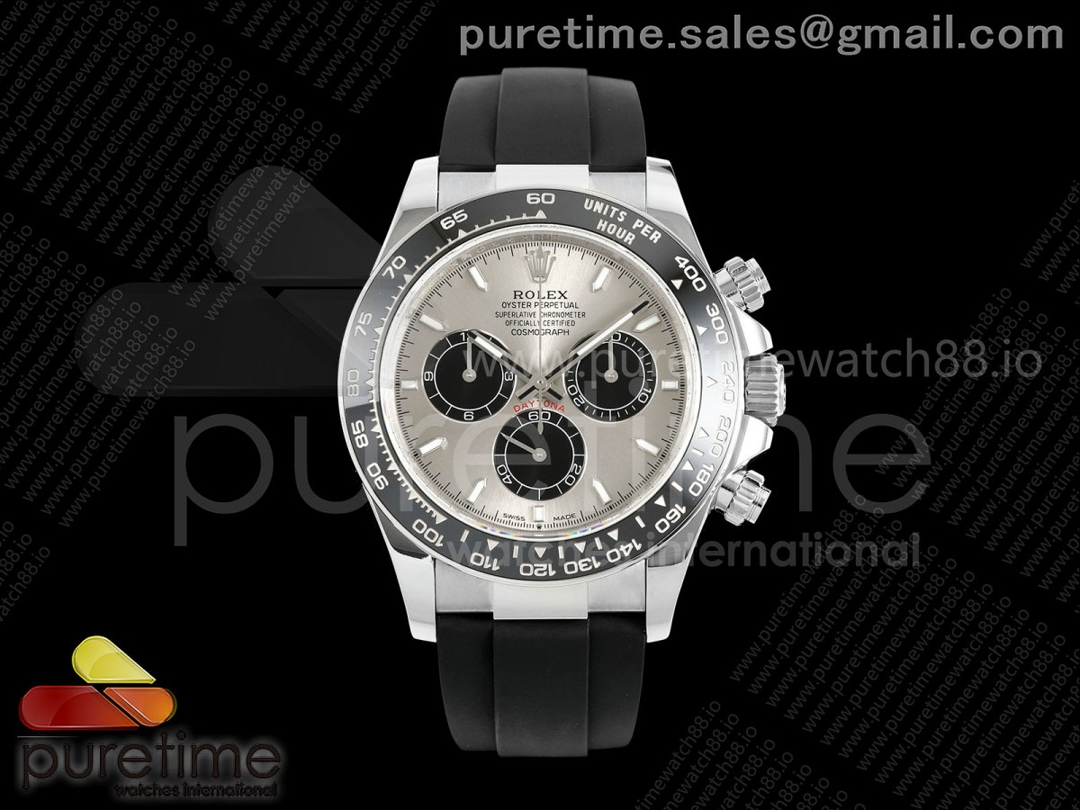 GMF 롤렉스 롤렉스 2023데이토나 그레이다이얼 블랙러버스트랩 Daytona 126519 GMF 1:1 Best Edition Gray/Black Dial on Oysterflex Strap GM4131