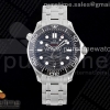 ZF 오메가 씨마스터 다이버300 블랙다이얼 스틸브레이슬릿 Seamaster Diver 300M ZF 1:1 Best Edition Black Ceramic Black Dial on SS Bracelet A8800