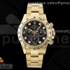 CLEANF 클린공장 V2 롤렉스 데이토나 옐로우골드 블랙8P다이얼 스틸브레이슬릿 Daytona 116508 Clean 1:1 Best Edition Black Diamonds Dial on YG Bracelet SA4130 V2