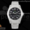 GMF 롤렉스 에어킹 블랙다이얼 스틸브레이슬릿 (2무브타입) Air-King 116900 JDF 1:1 Best Edition 904L Steel Black Dial on SS Bracelet SA3131