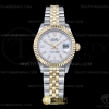 GMF 롤렉스 데이저스트28 레이디 옐로우골드콤비 화이트다이얼 쥬빌레브레이슬릿 DJ Ladies 28mm Jub Flt 904L YG/SS White/Stk GMF A2671