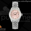 GMF 롤렉스 데이저스트 레이디 28미리 다이아베젤 핑크다이얼 프레지던트브레이슬릿  DateJust 28 SS JDF 1:1 Best Edition Pink Dial Diamonds Bezel on SS President Bracelet A2671