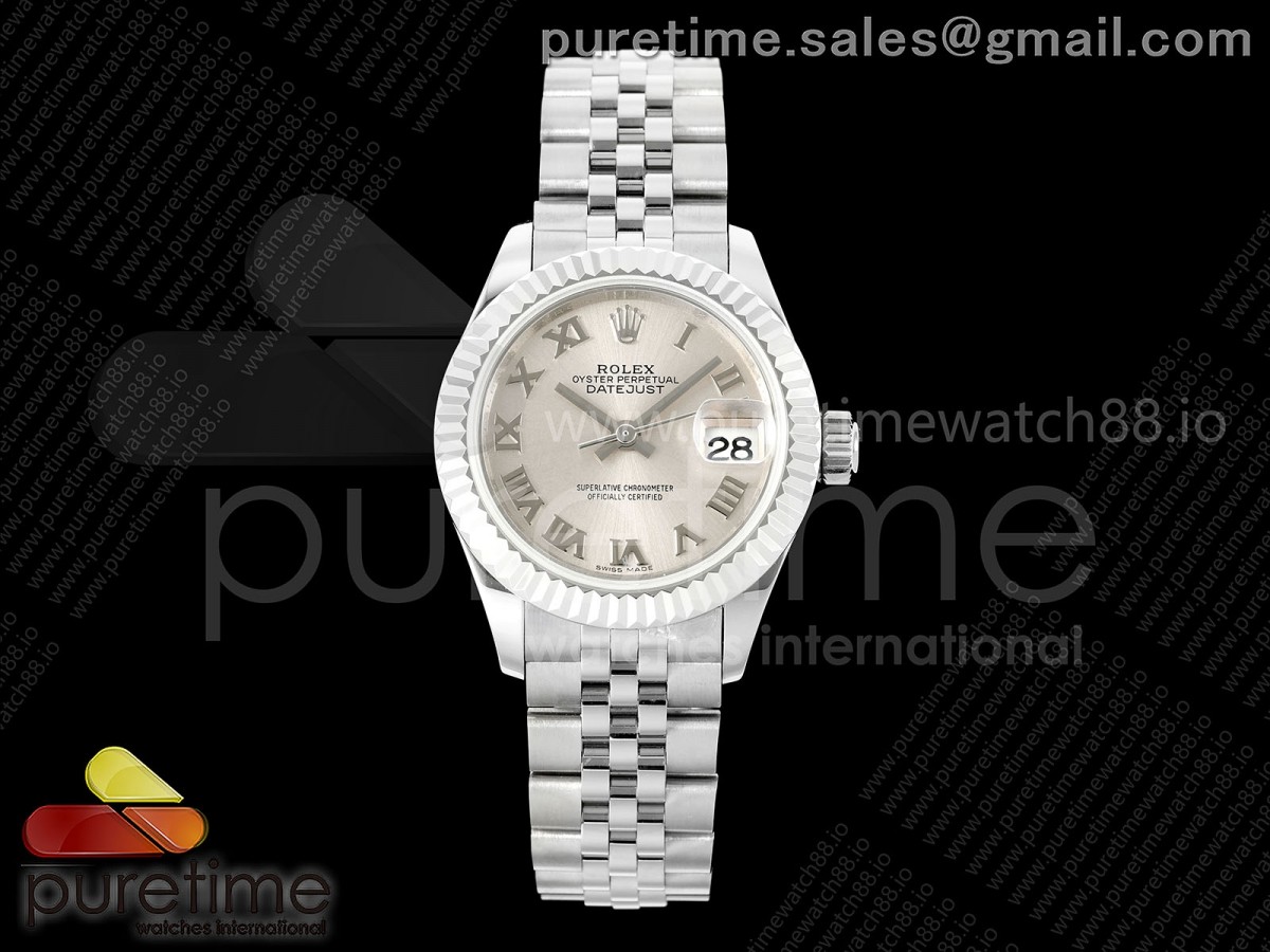 GMF 롤렉스 데이저스트 레이디 28미리 실버로만다이얼 프레지던트브레이슬릿 DateJust 28 SS JDF 1:1 Best Edition Silver Roman Dial on SS President Bracelet A2671
