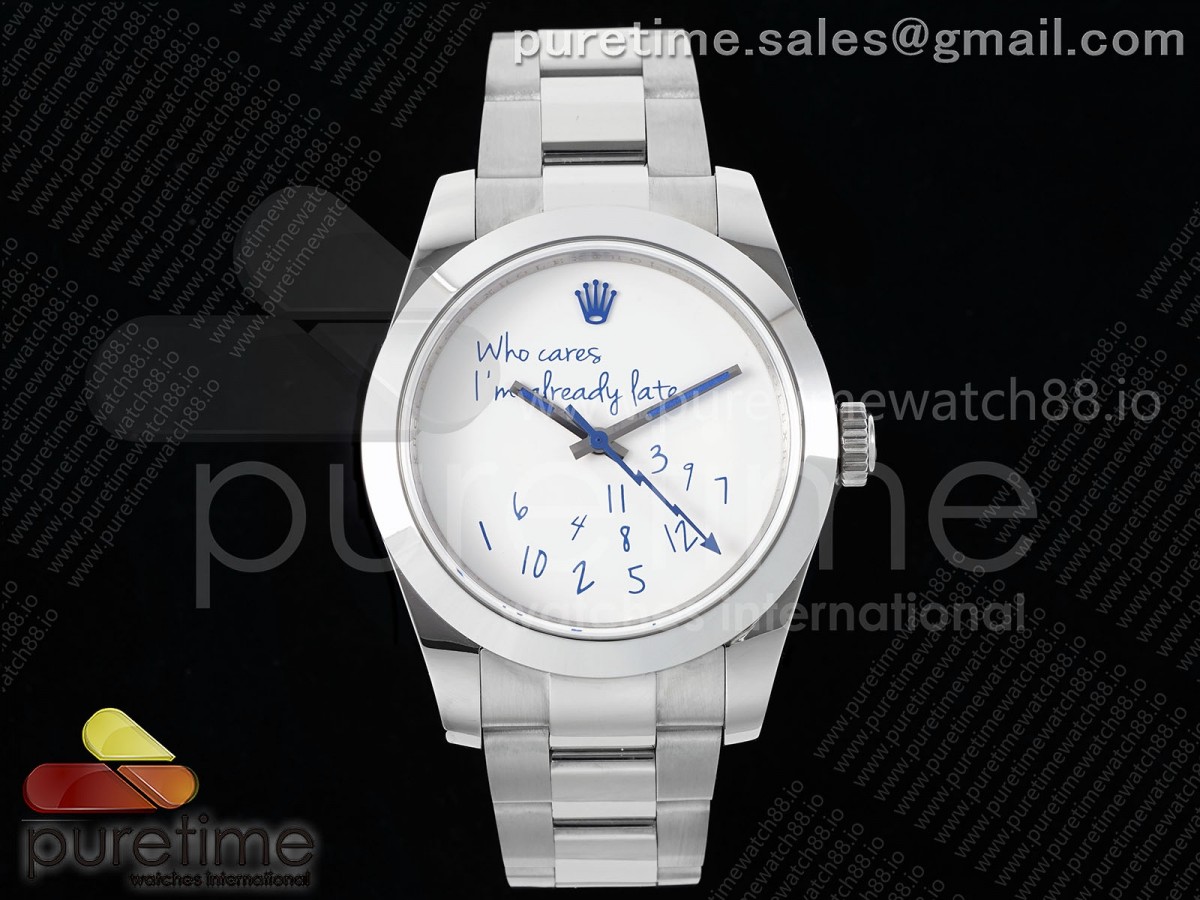 GMF 롤렉스 밀가우스 후케어즈 화이트다이얼 스틸브레이슬릿 Milgauss Who Cares JDF 1:1 Best Edition 904L Steel on SS Bracelet VR3131