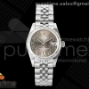 GMF 롤렉스 데이저스트 레이디 31미리 다이아베젤 그레이로만다이얼 쥬빌레브레이슬릿 DateJust 31 278344rbr SS GMF 1:1 Best Edition 904L Steel Gray Roman Dial on Jubilee Bracelet A2824