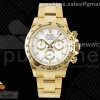 BTF 롤렉스 데이토나 옐로우골드 화이트다이얼 스틸브레이슬릿 Daytona 116508 BTF 1:1 Best Edition White Dial on YG Bracelet SA4130