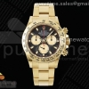 BTF 롤렉스 데이토나 옐로우골드 블랙/골드다이얼 스틸브레이슬릿 폴뉴먼 Daytona 116508 BTF 1:1 Best Edition Black/YG Dial on YG Bracelet SA4130