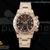 BTF 롤렉스 데이토나 로즈골드 브라운다이얼 스틸브레이슬릿 Daytona 116505 BTF 1:1 Best Edition Brown Dial on RG Bracelet SA4130