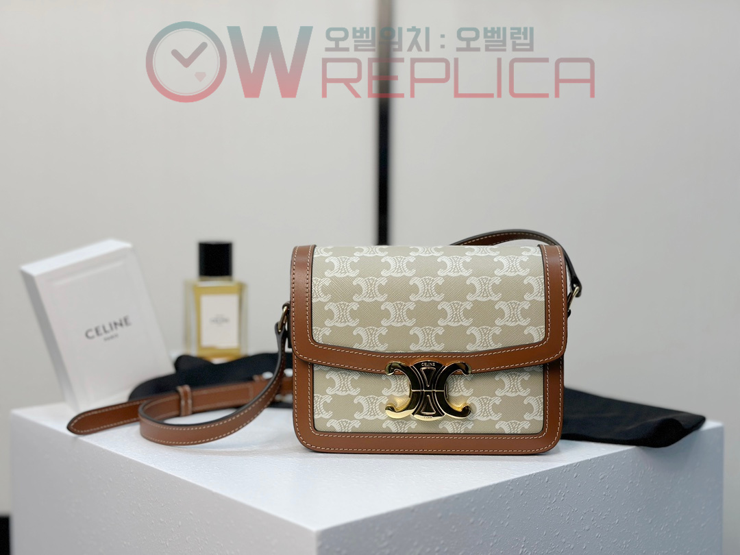 백경샵 셀린느 틴 트리오페 숄더백 188882FLD 02GR