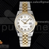 GMF V2 롤렉스 데이저스트36 옐로우골드콤비 화이트로만다이얼 스틸브레이슬릿 DateJust 36 SS/YG 126233 JDF YG Plated 904L Steel White Dial Roman Markers on Jubilee Bracelet V2