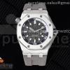 ZF 오데마피게 로얄오크 오프쇼어 다이버 15720 그레이다이얼 그레이러버스트랩 Royal Oak Offshore Diver 15720 SS ZF 1:1 Best Edition Gray Dial on Gray Rubber Strap A4308