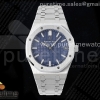 SF 오데마피게 로얄오크 15500 블루다이얼 스틸브레이슬릿  Royal Oak 41mm 15500 SS SF 1:1 Best Edition Blue Dial on SS Bracelet SA4302 Super Clone