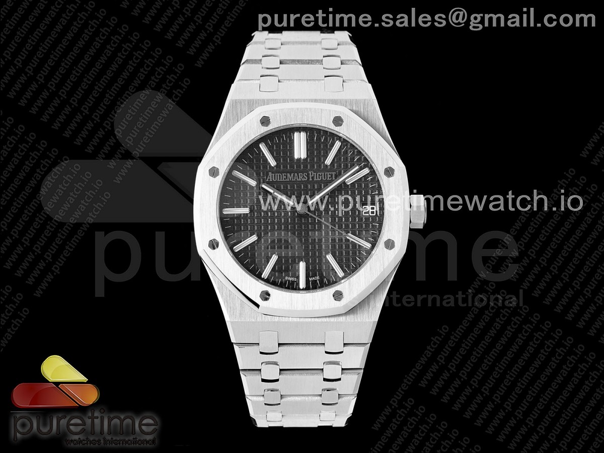 SF 오데마피게 로얄오크 15510 50주년기념 블랙다이얼 스틸브레이슬릿 Royal Oak 41mm 15510 