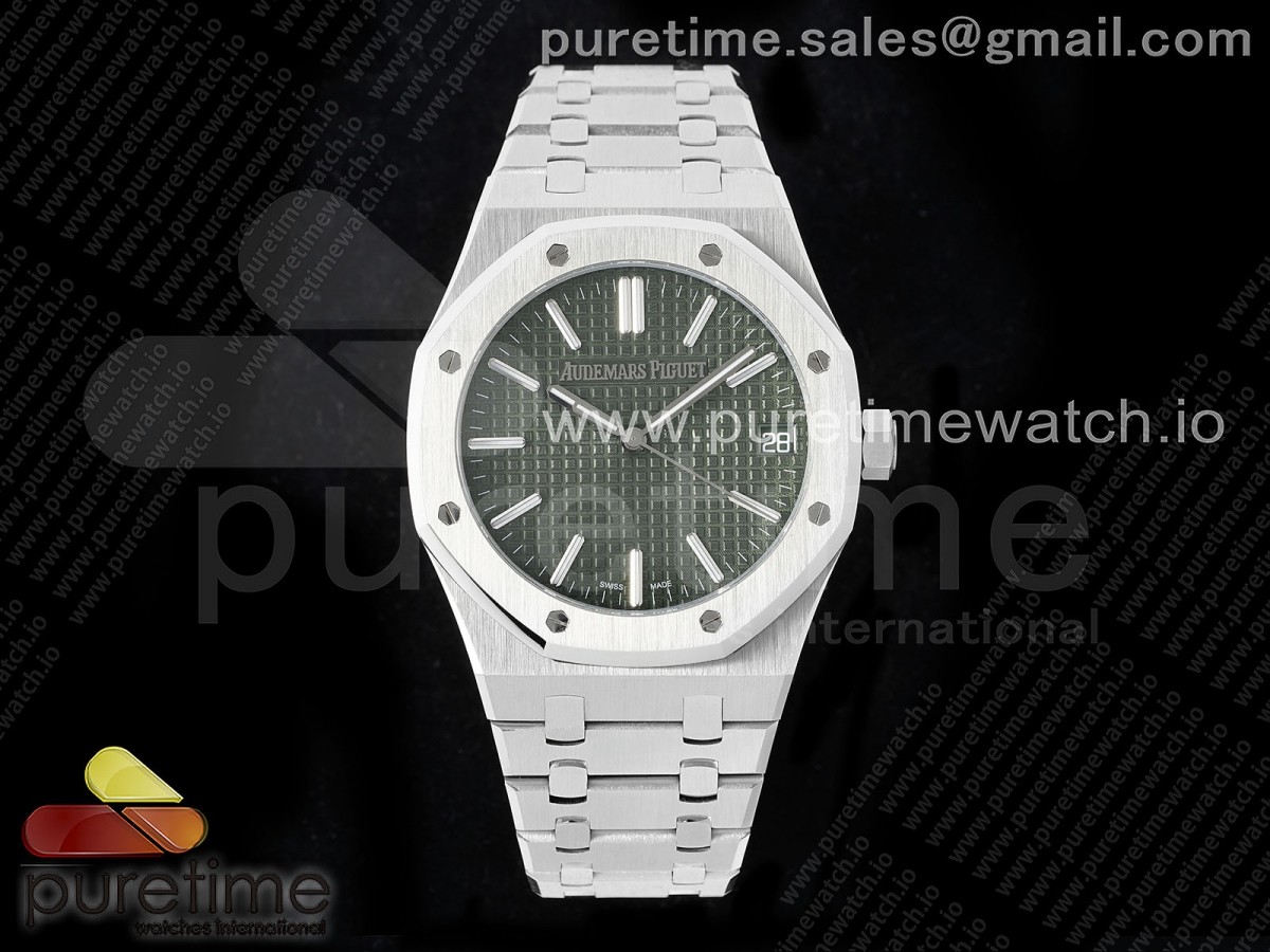 SF 오데마피게 로얄오크 15510 50주년기념 그린다이얼 스틸브레이슬릿 Royal Oak 41mm 15510 
