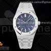 SF 오데마피게 로얄오크 15510 50주년기념 블루다이얼 스틸브레이슬릿  Royal Oak 41mm 15510 "50th Anniversary" SS SF 1:1 Best Edition Blue Dial on SS Bracelet SA4302 Super Clone