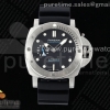 SBF 파네라이 44mm PAM1229 블랙다이얼 블랙러버스트랩 PAM1229 Y SBF 1:1 Best Edition Black Dial on Black Rubber Strap P900
