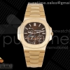 PPF V4+ 파텍필립 노틸러스 5712 로즈골드 브라운다이얼 스틸브레이슬릿 Nautilus 5712 RG PPF 1:1 Best Edition Brown Dial on RG Bracelet PPF240 Super Clone V4+