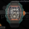 RMF 리차드밀 RM21-02 뚜르비옹 NTPT 켈레톤다이얼 블랙나일론스트랩 RM21-02 Tourbillon NTPT RMF Best Edition Skeleton Dial on Black Nylon Strap