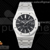 IPF 오데마피게 로얄오크 15400 블랙다이얼 스틸브레이슬릿 Royal Oak 41mm 15400 SS IPF 1:1 Best Edition Black Textured Dial on SS Bracelet SA3120 Super Clone