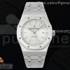 IPF 오데마피게 로얄오크 15400 화이트다이얼 스틸브레이슬릿 Royal Oak 41mm 15400 SS IPF 1:1 Best Edition White Textured Dial on SS Bracelet SA3120 Super Clone