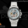 SONICF 롤렉스 데이토나 라 몬타야 블루스켈레톤다이얼 스틸브레이슬릿 Daytona La Montaoya SONIC Best Edition Skeleton Blue Dial on SS Oyster Bracelet SA4130