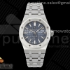 IPF 오데마피게 로얄오크 37미리 15450 블루다이얼 스틸브레이슬릿 Royal Oak 37mm 15450 SS IPF Best Edition Blue Dial on SS Bracelet SA3120 Super Clone