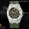 IPF V2 오데마피게 로얄오크 오프쇼어 다이버 15720 그린다이얼 그린러버스트랩 Royal Oak Offshore Diver 15720 IPF Best Edition Green Dial on Green Rubber Strap A4308 V2