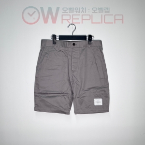 GOD공장 톰브라운 패치 그레이 반바지