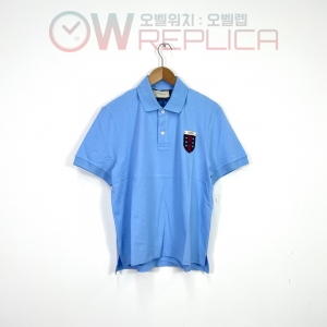 GOD공장 구찌 방패자수 반팔 폴로 셔츠