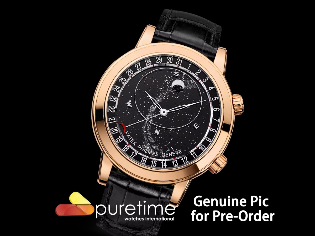 PPF 파텍필립 그랜드컴플리케이션 6102 로즈골드 블랙다이얼 블랙가죽스트랩  Grand Complications 6102 RG PPF 1:1 Best Edition Black Dial on Black Leather Strap SA240 Super Clone