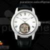 RMSF 파텍필립 뚜르비옹 화이트다이얼 블랙가죽스트랩 PP Tourbillon SS Texuted Bezel RMSF Edition White Dial on Black Leather Strap