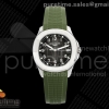 DDF 파텍필립 아쿠아넛 5167 그레이다이얼 그린러버스트랩 Aquanaut 5167 SS DDF 1:1 Best Edition Gray Dial on Green Rubber Strap DD324 Super Clone