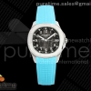 DDF 파텍필립 아쿠아넛 5167 그레이다이얼 블루러버스트랩 Aquanaut 5167 SS DDF 1:1 Best Edition Gray Dial on Blue Rubber Strap DD324 Super Clone