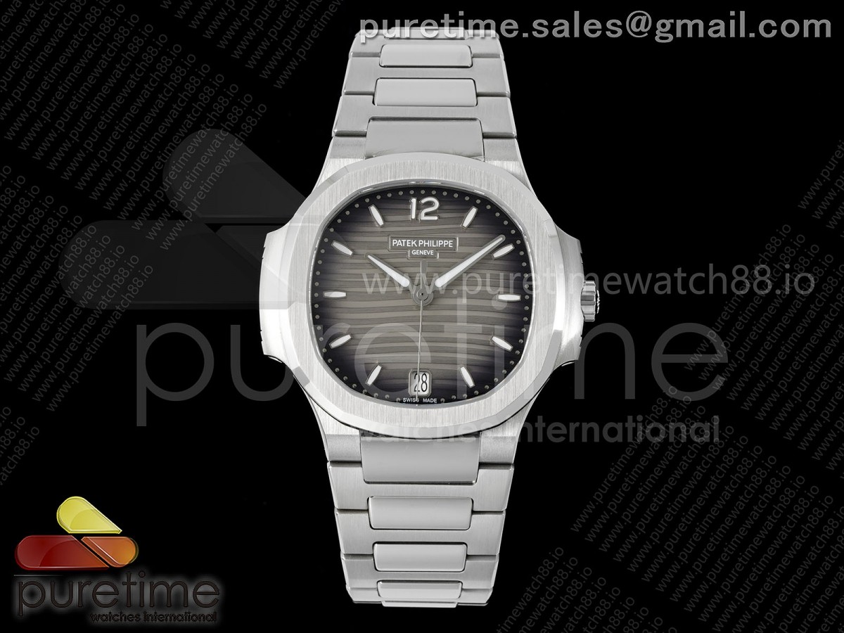 DDF 파텍필립 노틸러스 7118 레이디 그레이다이얼 스틸브레이슬릿 Nautilus 7118 Ladies DDF 1:1 Best Edition Gray Dial on SS Bracelet DD324 Super Clone