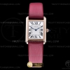 F1F 까르띠에 탱크머스트 로즈골드 스몰 22미리 화이트다이얼 (4가죽스트랩) Cartier Tank Must Small RG/LE Wht F1F Sw Qtz