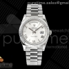 RGF 롤렉스 데이데이트40 텅스텐(Cu-W) 실버로만다이얼 스틸브레이슬릿 210g Day Date 40 SS RGF 1:1 Best Edition Silver Roman Dial on President Bracelet VR3255racelet VR3255
