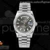 RGF 롤렉스 데이데이트40 텅스텐(Cu-W) 그레이다이얼 스틸브레이슬릿 210g  Day Date 40 SS RGF 1:1 Best Edition Gray Stick Dial on President Bracelet VR3255