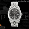 VF V공장 롤렉스 데이저스트41 그레이텐포인트다이얼 쥬빌레브레이슬릿 DateJust 41 126334 904L SS VF 1:1 Best Edition Gray Diamonds Dial on Jubilee Bracelet DD3235