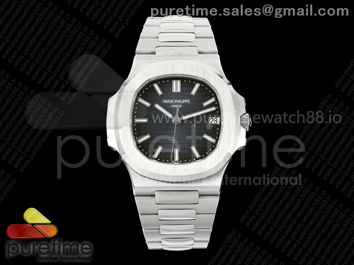 VF V공장 파텍필립 노틸러스 5711 블루다이얼 스틸브레이슬릿 Nautilus 5711 VF 1:1 Best Edition Blue Dial on SS Bracelet DD324 Super Clone