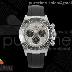 VF V공장 롤렉스 데이토나 그레이/블랙다이얼 블랙러버스트랩 Daytona 126519 VF 1:1 Best Edition Gray/Black Dial on Oysterflex Strap DD4131