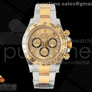 VF V공장 롤렉스 데이토나 옐로우골드콤비 골드다이얼 스틸브레이슬릿 Daytona 126503 VF 1:1 Best Edition YG Dial on SS/YG Bracelet DD4131