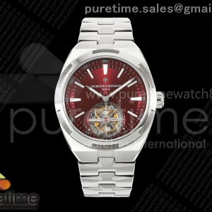 ANTF 바쉐론콘스탄틴 오버시즈 뚜르비옹 레드다이얼 스틸브레이슬릿 Overseas Tourbillon SS ANTF Best Edition Red Dial on SS Bracelet
