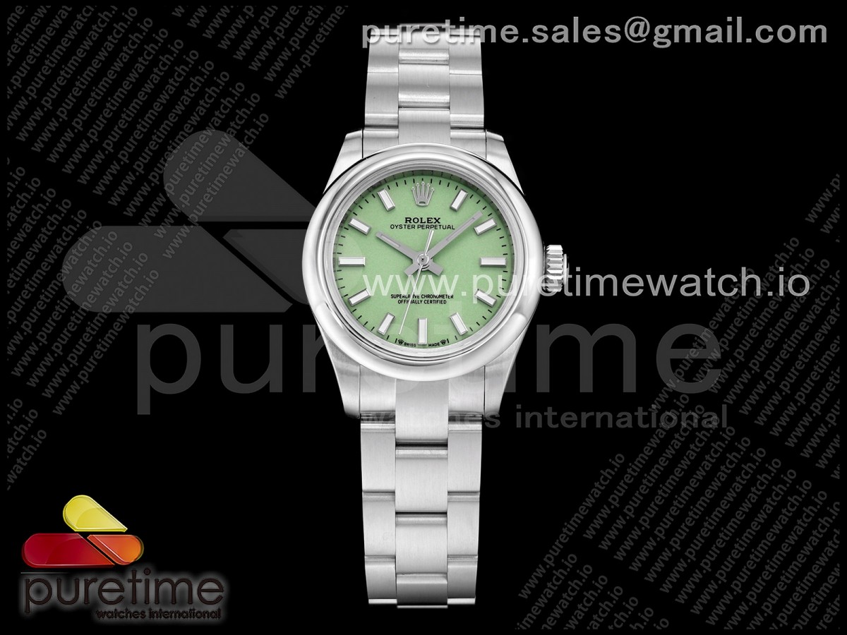 CSF 롤렉스 오이스터 퍼페츄얼28 그린다이얼 스틸브레이슬릿 Oyster Perpetual 276200 28mm CSF 1:1 Best Edition Green Dial A2232