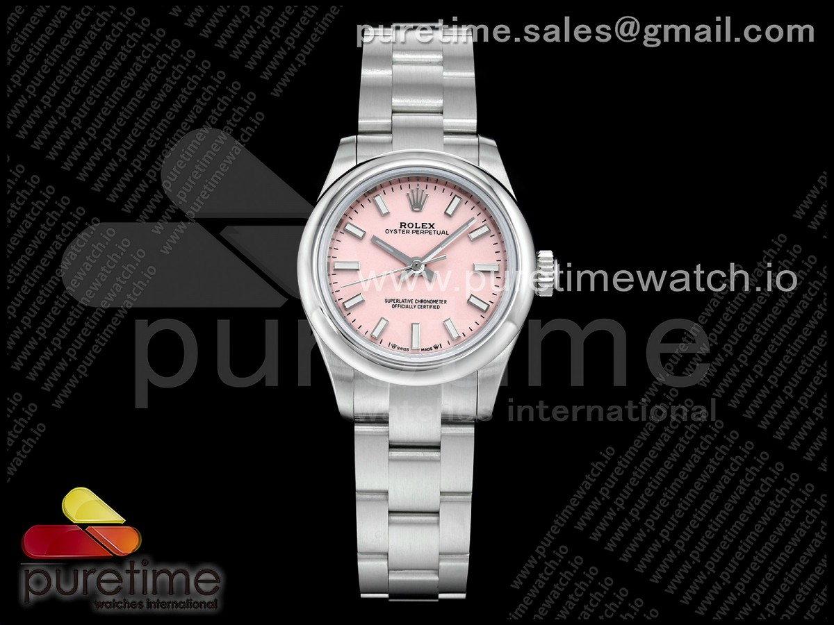 CSF 롤렉스 오이스터 퍼페츄얼28 핑크다이얼 스틸브레이슬릿 Oyster Perpetual 276200 28mm CSF 1:1 Best Edition Pink Dial A22322232
